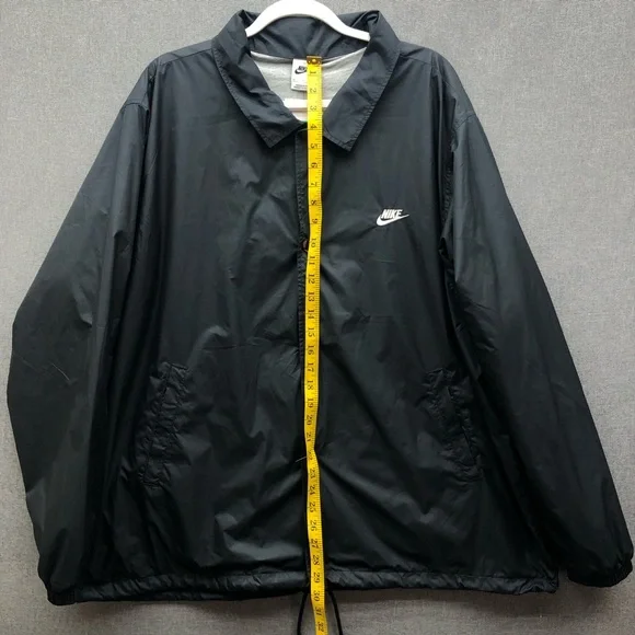 Nike Men's Black Fit Club Coaches Jacket Size XL - Picture 8 of 11